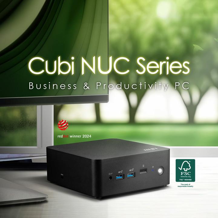 Produktbild MSI Cubi NUC 1M i7 150U BB (Intel Core 7 150U)