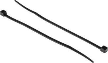 Immagine prodotto RS PRO Serre-câble 450 mm x 4,8 mm Noir en Nylon 66 (Fascette in plastica, 450 mm, 250 pz.)