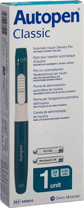 Produktbild Autopen Classic Injektionsgerät 1er Schritte (Insulinspritze)