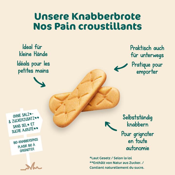 Image du produit Milupa Pains à grignoter bio (30 g)