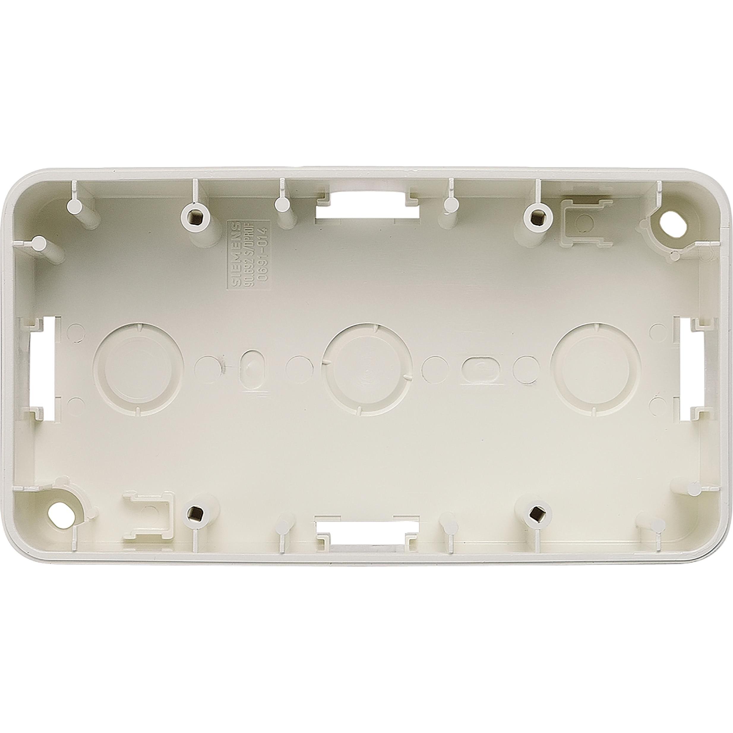 Siemens, Zubehör Schalterprogramm, Gehäuse AP 2f Kst ti-ws DELTAprofil AP- 5TG1826