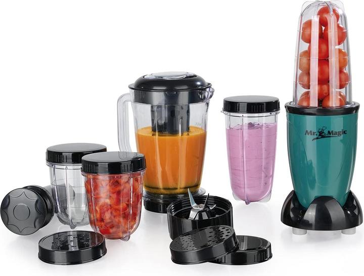 Actual product image Gourmetmaxx Mr. Magic Smoothie Maker 18 pieces