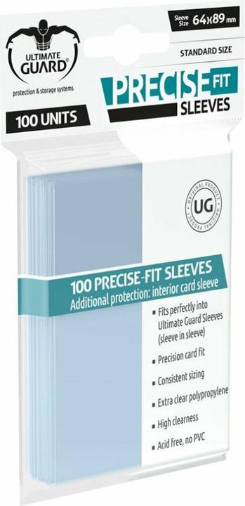 Actual product image Ultimate Guard Kartenhülle Precise-Fit Sleeves