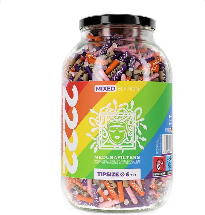Image du produit Medusa Filtres à charbon actif Mixed - 2222 pcs. en verre