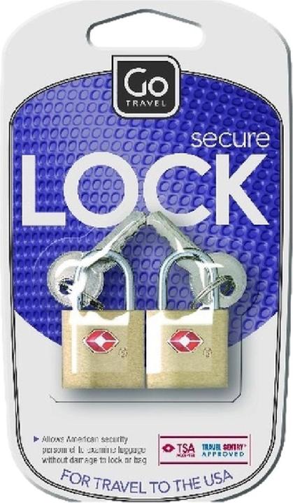 Immagine prodotto Go Travel Accessori per bagagli Solid Safe Secure TSA key lock 2 pezzi.