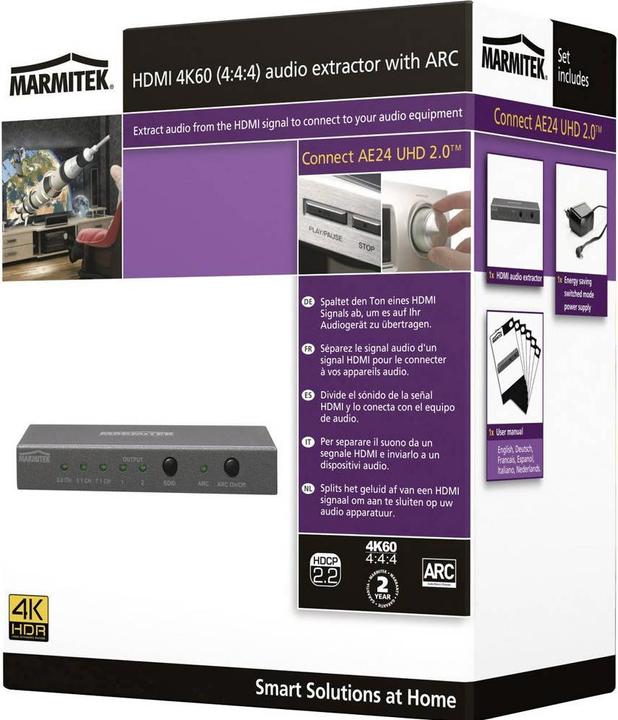 Produktbild Marmitek Connect AE24 UHD Audio Extractor