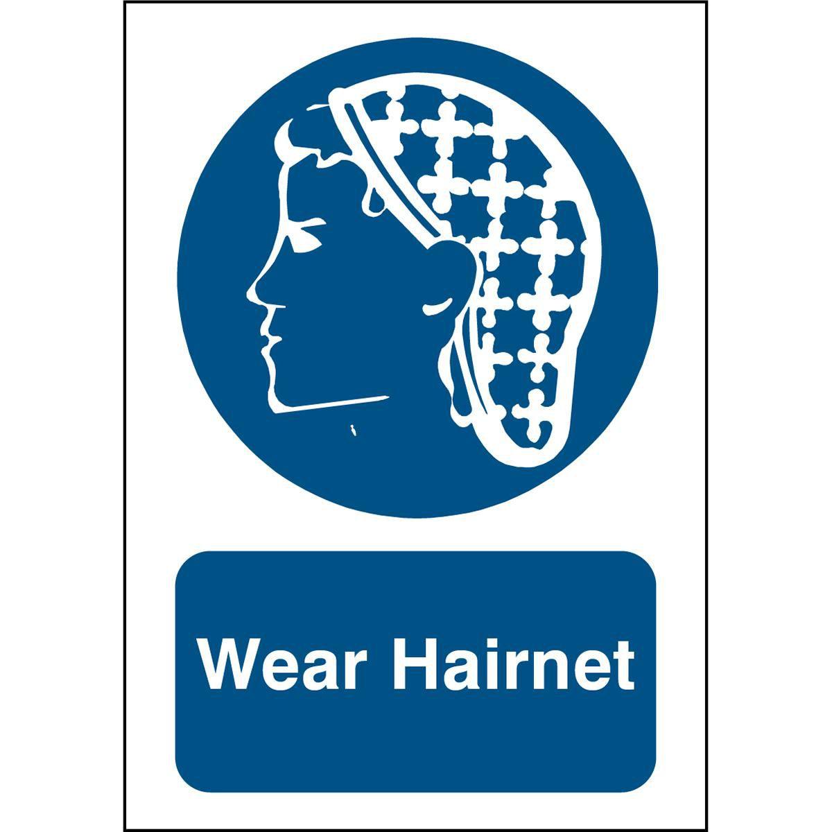 Brady, Etiketten, Safety Sign - Wear Hairnet