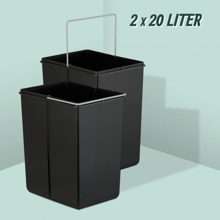 Produktbild Relaxdays Einbaumülleimer (40 l)