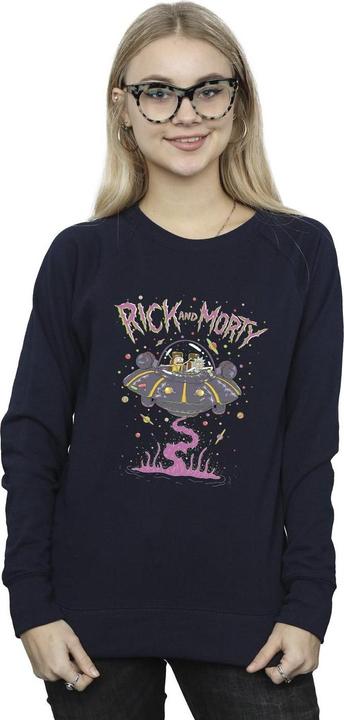 Produktbild Rick And Morty Pink Spaceship Sweatshirt (M)