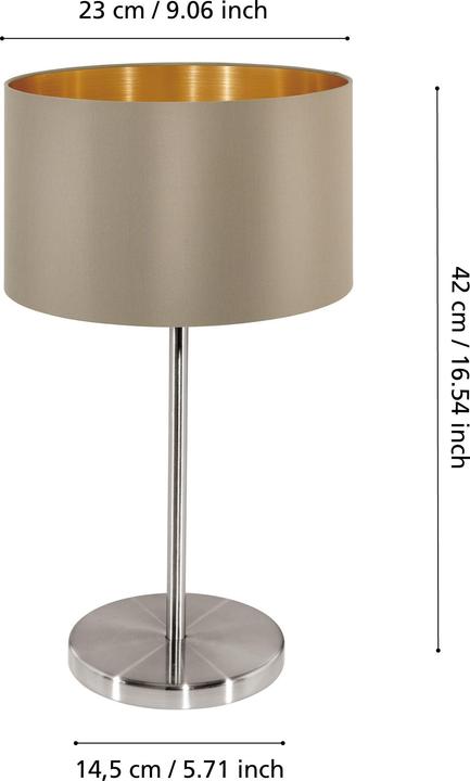 Nichel opaco, Oro, Talpa