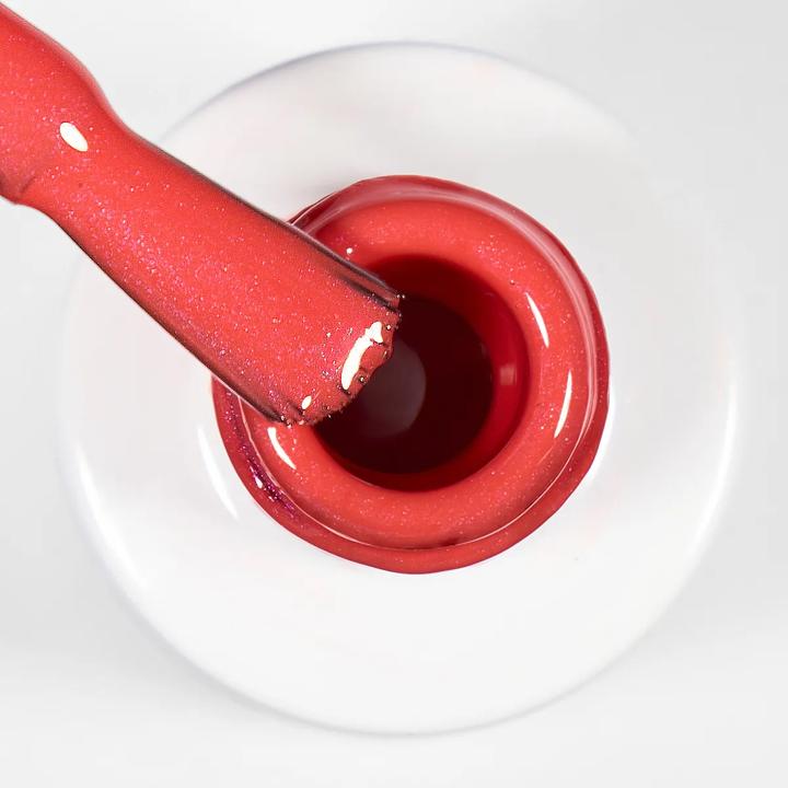 Actual product image Alessandro ALESSAN Striplac UV Colour Bea Red 6.5ml (145 Beach Red Shimmer, UV gel varnish)