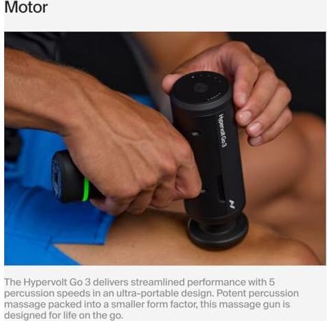 Image du produit Hyperice Hypervolt Go 3 (5 Marches, 240 min)