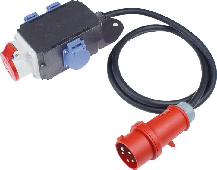 As - Schwabe CEE-Stromverteiler (4 x, CEE, CEE 7/3)