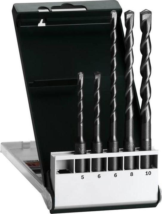 Immagine prodotto Bosch Professional Zubehör Set di punte per trapano a percussione (5 mm, 6 mm, 8 mm, 10 mm)