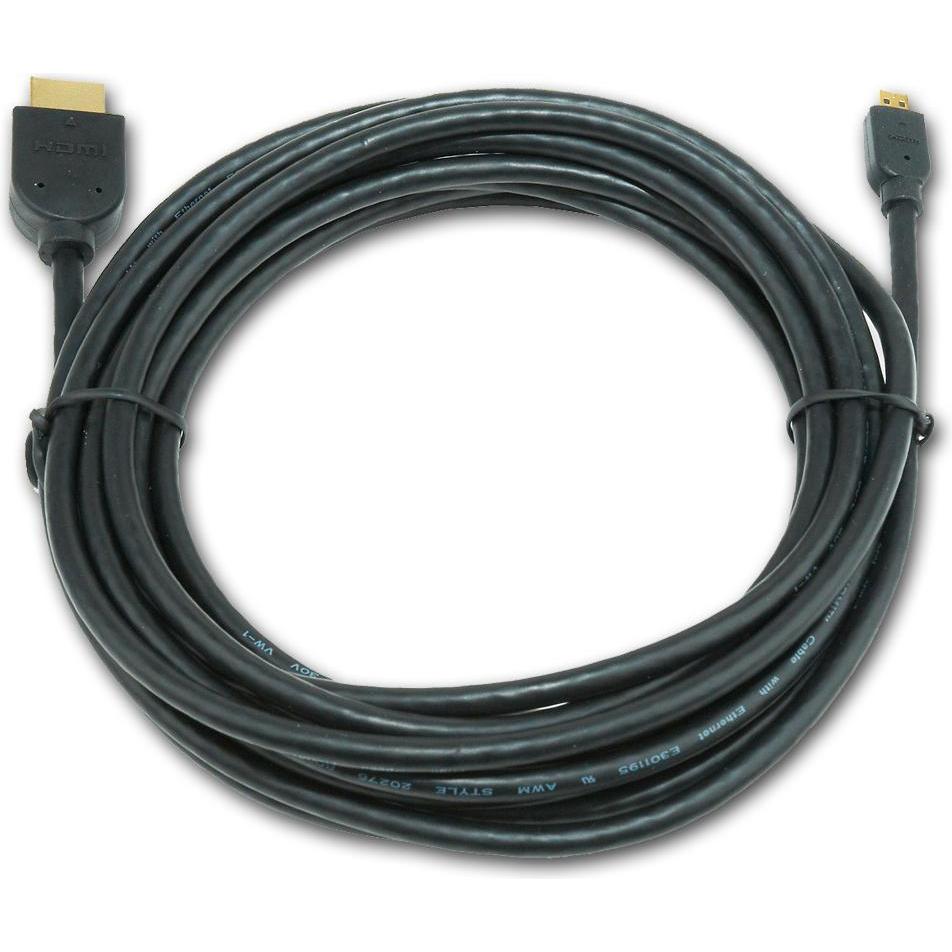 Gembird HDMI-M/micro HDMI-M HDMI-Kabel HDMI Typ A (Standard) HDMI Typ D (Mikrofon) (3 m, HDMI), Video Kabel