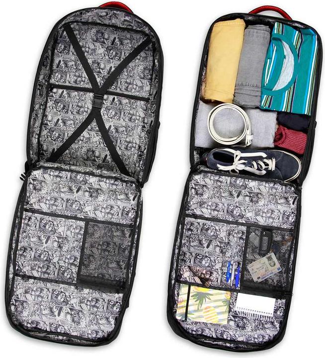 Produktbild Karactermania Large Mercury Travel Backpack 47x23x33cm Comics