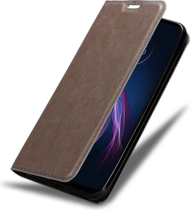 Actual product image Cadorabo Book Invisible Magnet Cover (Motorola One Fusion+)