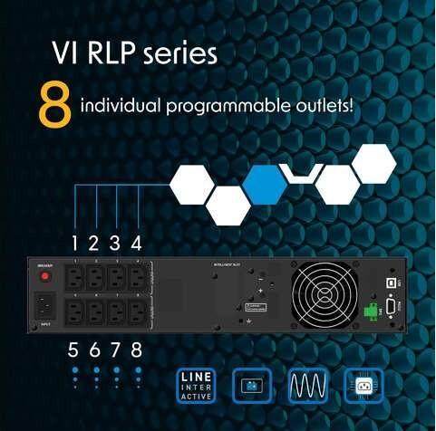 Produktbild Powerwalker VI 2000 RLP (2000 VA, 1800 W, Line-Interaktiv USV)