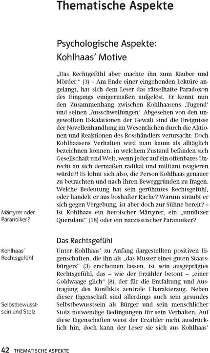 Image du produit Lektürehilfen Michael Kohlhaas (Allemand, Henry von Kleist, Thomas Gräff, 2006)