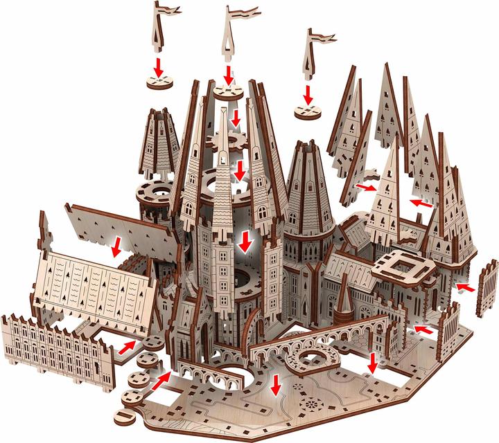 Image du produit Mr Playwood : Mysterious Castle - École de sorcellerie et de magie