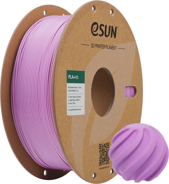 Produktbild eSUN Filament PLA+ High Speed Lila Lilac 1.75mm 1000g (PLA, 1.75 mm, 1350 g)