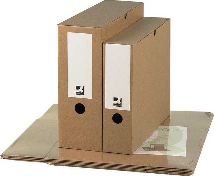 Image du produit Q-Connect Boîtes d'archives en carton ondulé fin (Spécial)