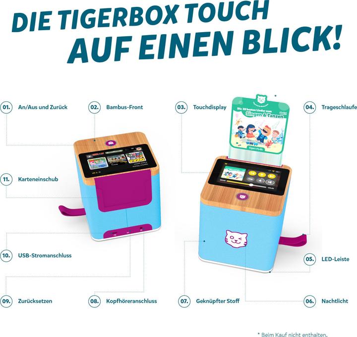 Image du produit Tigermedia tigerbox TOUCH PLUS (Miami Sky) - Swiss-Edition (Suisse-allemand)