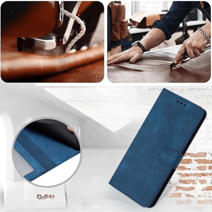 Produktbild Cover-Discount Xiaomi Redmi Note 14 Pro 5G / Pro+ Plus / Poco X7 – Wildleder Look Etui im Vintage Design (Xiaomi Poco X7, Xiaomi Redmi Note 14 Pro, Xiaomi Redmi Note 14 Pro 5G)