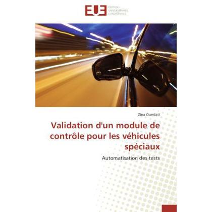 Validation d'un module de contrôle pour les véhicules spéciaux, Ratgeber