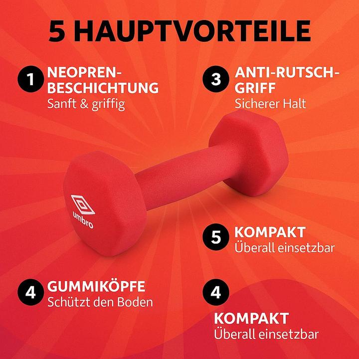 Produktbild Umbro Hantel (1 x 2 kg)