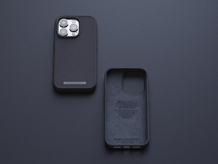 Produktbild Njord Genuine Leather Case Iphone 14 (Apple iPhone 14 Pro)