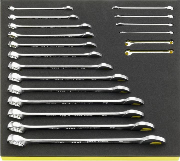 Produktbild Stahlwille TCS 13a/19 Ringmaulschlüssel 19 teilig in TCS (1", 1/2", 1/4", 10 mm, 11/16", 11/32", 13/16", 15 mm, 15/16", 19 mm, 19/32", 25/32", 3/16", 3/4", 3/8", 5/16", 5/8", 7/16", 7/32", 7/8", 8 mm, 9/16", 9/32")