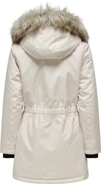 Image du produit Only Capuche avec bord en fausse fourrure amovible Poignets côtelés Parka Longue parka (XS)