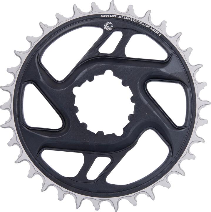 Actual product image Sram Chain Ring Eagle CF X-Sync2 DM 6mm Offset (34)
