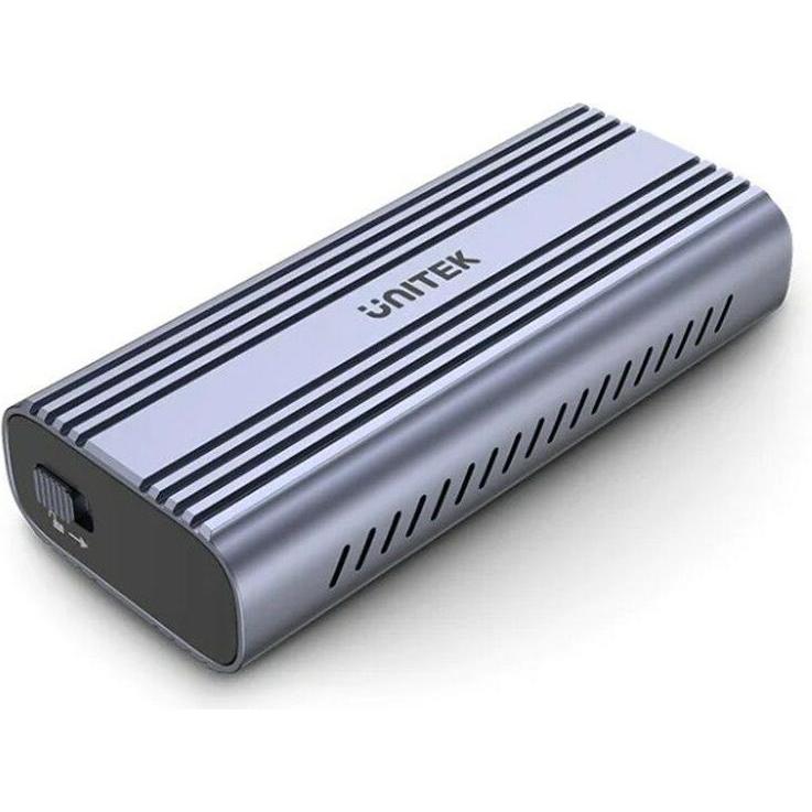 Unitek OBUDOWA NA DYSK M.2, PCIE, NVME/SATA 10GBPS (M.2), Case per hard disk, Grigio