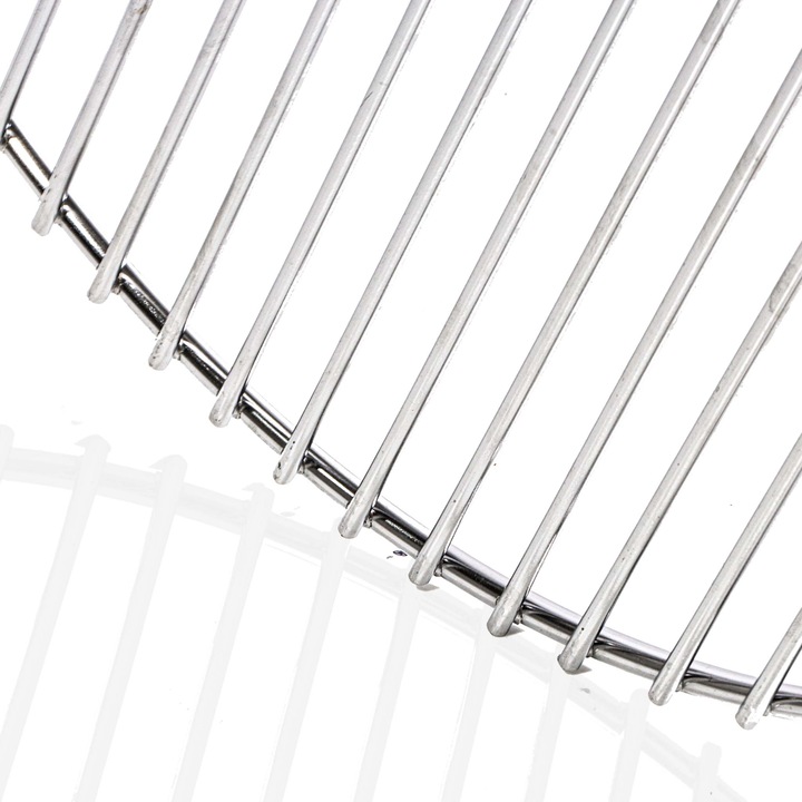 Produktbild Wiltec BBQ Grillrost Rund Ø44,5cm Edelstahl Grillgitter Handgriff Gasgrill Kugelgrill