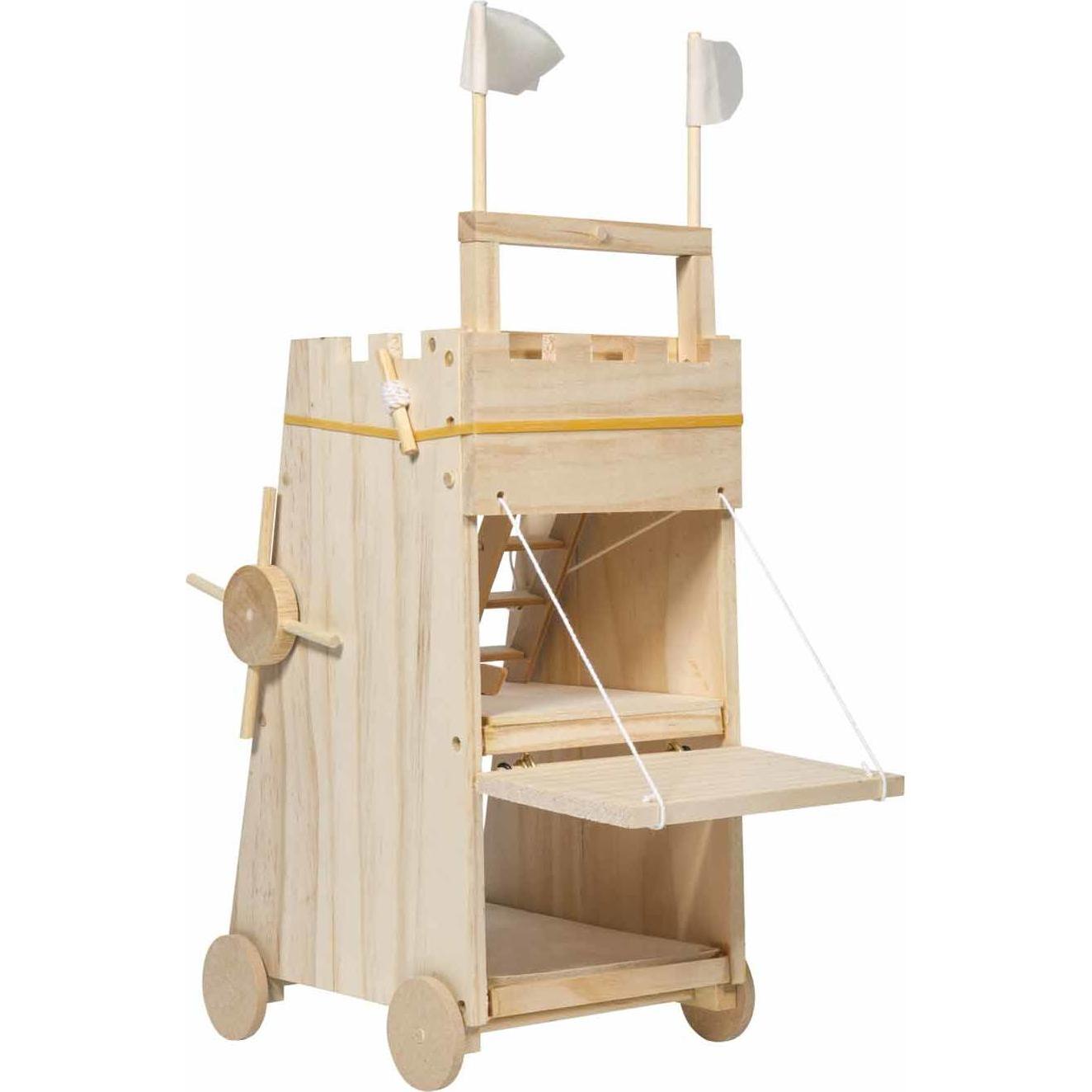 Novelty Belagerungsturm Funktionsmodell Holz