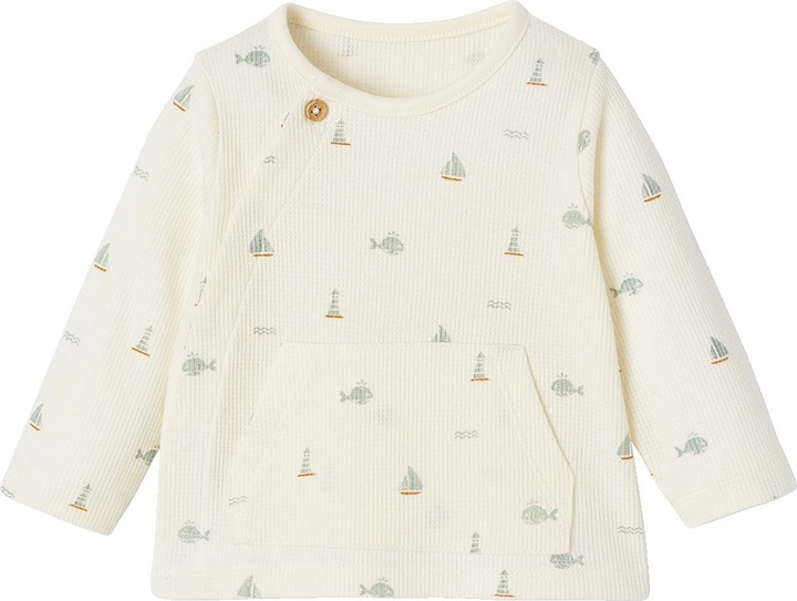 Produktbild Vertbaudet Bio-Kollektion: Baby Sweatshirt mit Kängurutasche (74)