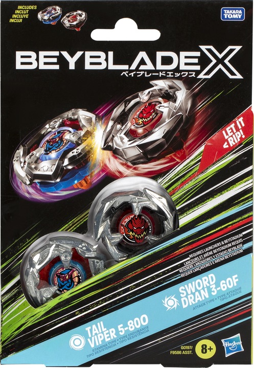 Actual product image Hasbro Bey Bbx Dual Pack Ast (Multilingual)