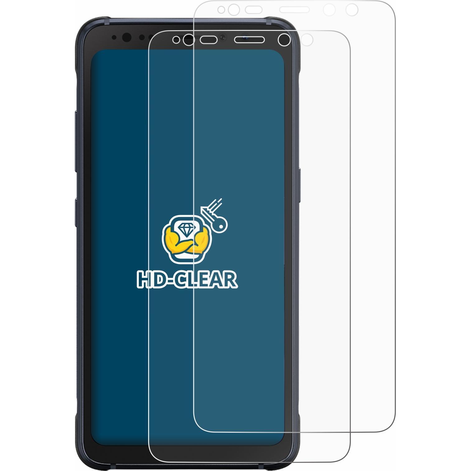 Thumbnail - BROTECT Schutzfolie Displayschutz Klar (2 Stück, Samsung Galaxy S8 Active), Smartphone Schutzfolie, Transparent