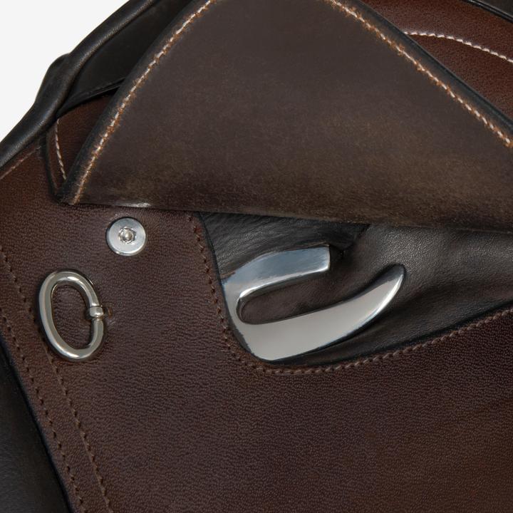Produktbild Fouganza Sattel 500 Leder 17,5 Pferd braun