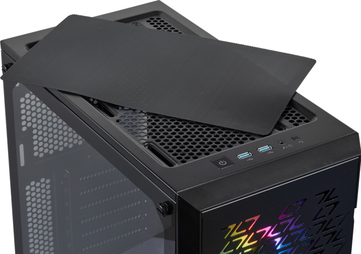 Actual product image Corsair iCUE 220T RGB Airflow (ATX, mATX, Mini-ITX)