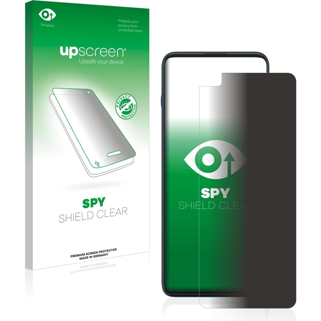 upscreen Spy Shield Blickschutzfolie (1 Stück, Motorola Moto G100), Smartphone Schutzfolie, Blau
