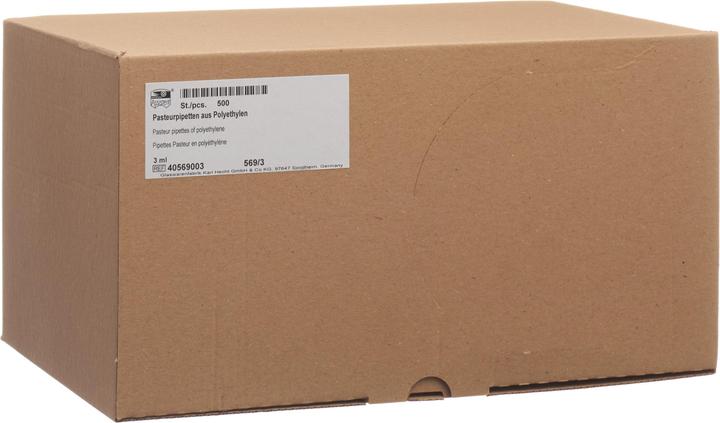Image du produit Assistent Pasteurpipet 3ml Polyéthyl 500
