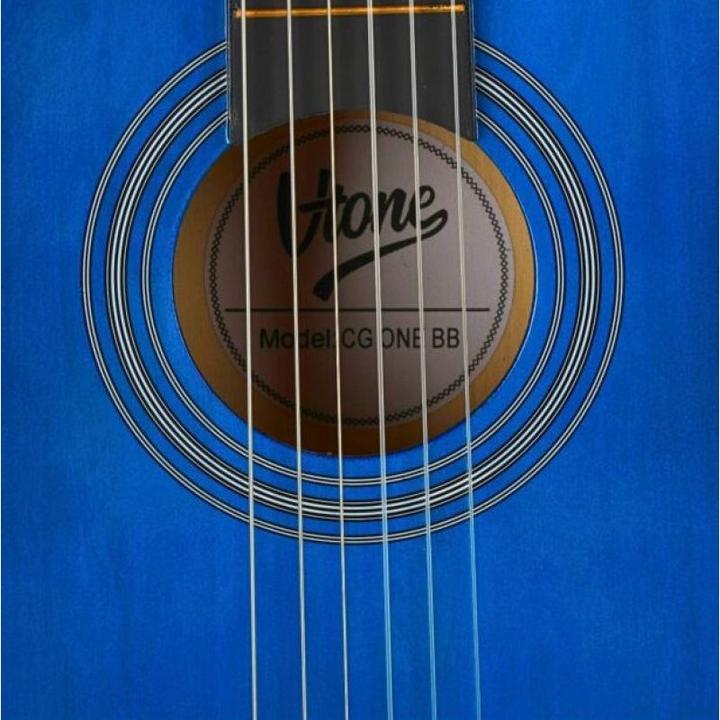 Produktbild No Name V-TONE CG ONE BB 4/4 blueburst Konzertgitarre (Konzertgitarre, ABS, Kunststoff, Lindenholz, Nylon, Okoume)
