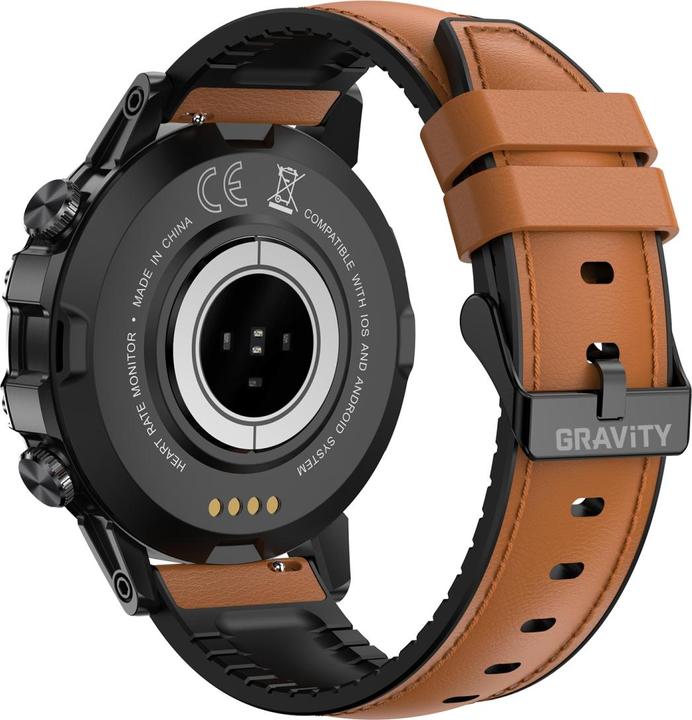 Produktbild Gravity SMARTWATCH MĘSKI GT9-7 - WYKONYWANIE POŁĄCZEŃ, CIŚNIENIOMIERZ (sg021g)