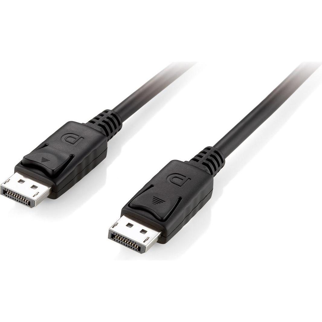 equip DisplayPort 1.2 St/St 10m 4K/60Hz komp.HDCP schwarz (10 m, DisplayPort), Video Kabel
