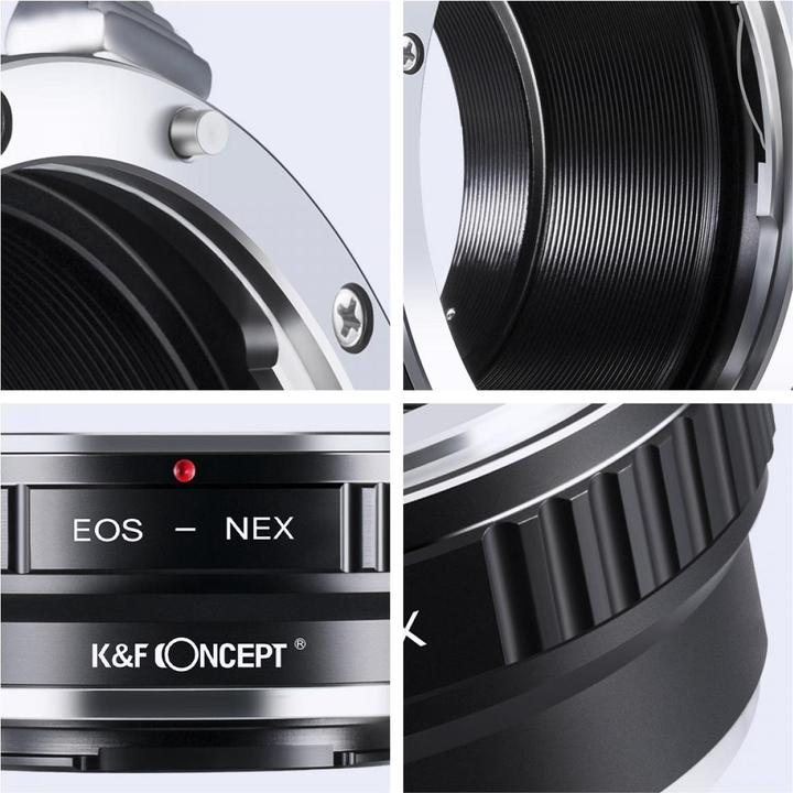 Produktbild K&F Concept High Precision Lens Adapter Mount, EOS-NEX