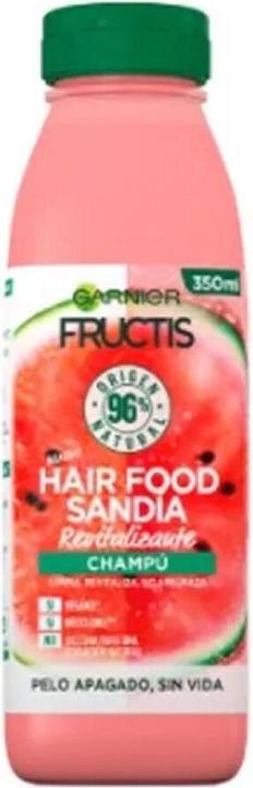Produktbild Garnier FRUCTIS HAIR FOOD sandía champú revitalizante 350 ml (350 ml, Flüssiges Shampoo)
