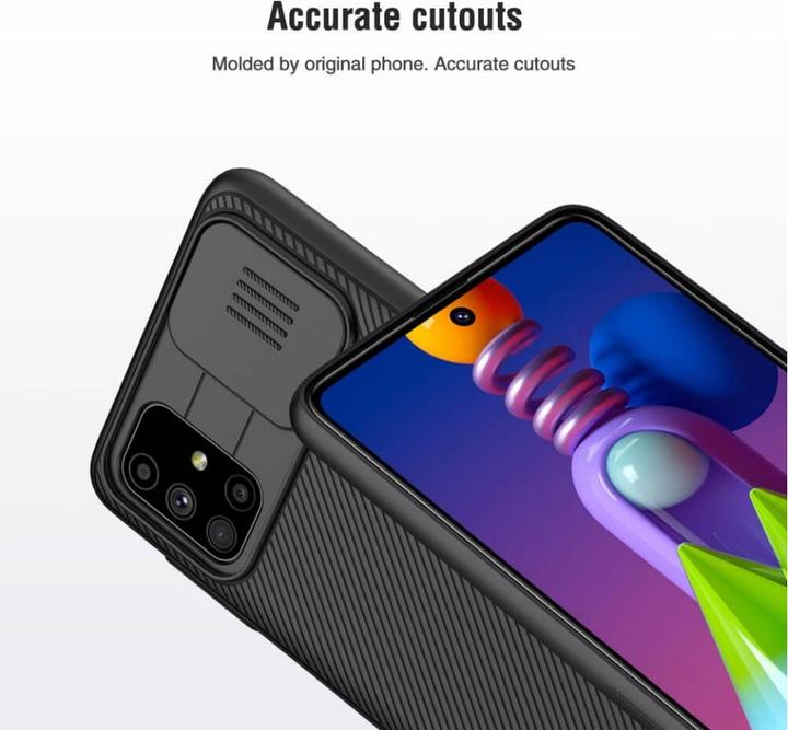 Productafbeelding Nillkin CamShield hoesje voor Samsung Galaxy M51 (zwart) universeel (Samsung Galaxy M51)